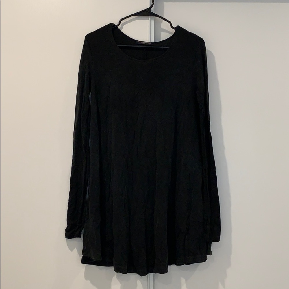 Brandy Melville long sleeve black short dress